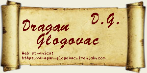 Dragan Glogovac vizit kartica